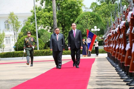 Lào công bố quốc tang Chủ tịch nước Trần Đại Quang trong 2 ngày