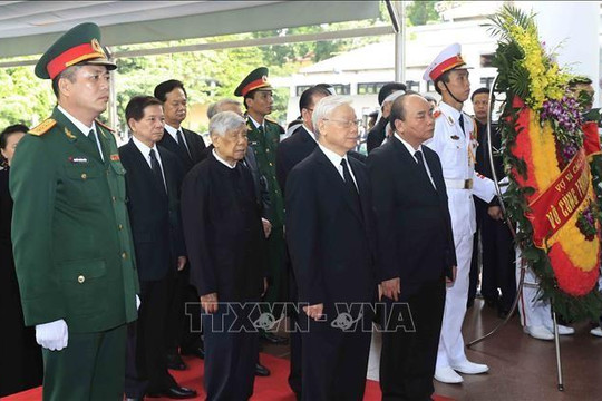 Lễ viếng trọng thể cố Chủ tịch nước Trần Đại Quang