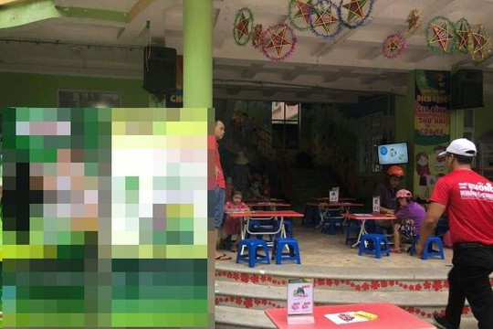 Hà Nội: Trường mầm non Dịch Vọng cho doanh nghiệp vào quảng cáo, bán hàng 