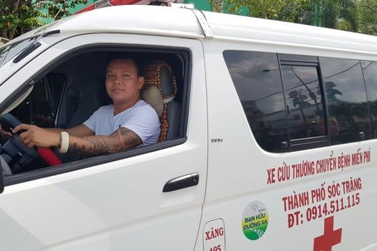 Sóc Trăng: Chủ tiệm cửa sắt mua ô tô để chuyển bệnh nhân miễn phí