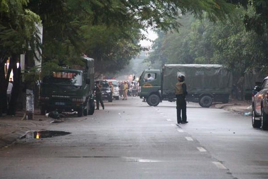Kẻ ôm hàng nóng cố thủ trong nhà tại Nghệ An đã bị bắt
