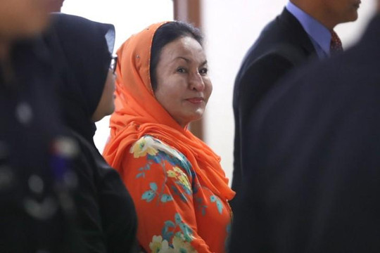 Vợ cựu Thủ tướng Malaysia đối mặt với án 15 năm tù