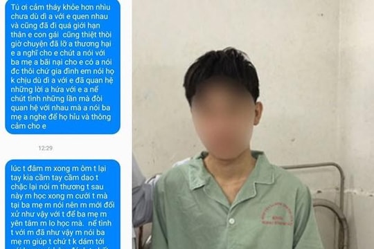 Bị cướp cái ngàn vàng và phụ tình, nữ sinh Phú Yên đâm bạn trai trúng tim viết tâm thư