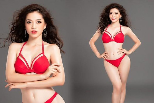 Phương Nga khoe dáng nóng bỏng trước giờ trình diễn bikini tại Miss Grand International 2018​