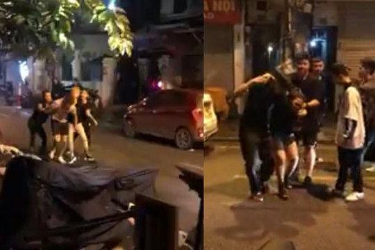 Anh Tây bị 4 thanh niên đánh bầm dập vì xù tiền, đấm nữ nhân viên ở Hà Nội 
