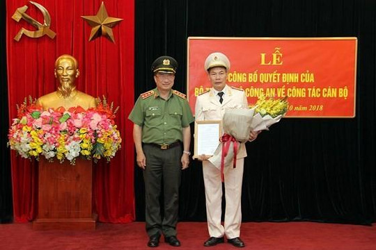 Bộ Công an bổ nhiệm Giám đốc Công an tỉnh Phú Thọ làm Chánh Thanh tra 