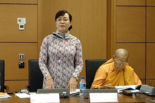 Bà Nguyễn Thị Quyết Tâm nói gì về việc cử tri ném dép?