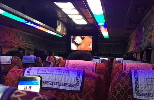 Nghi vấn ảnh chiếu phim khiêu dâm trên xe khách ở Hải Phòng 