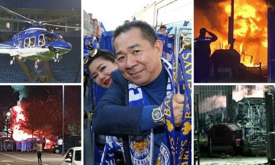 Rơi máy bay, tỷ phú người Thái, chủ tịch Leicester City được cho là tử nạn