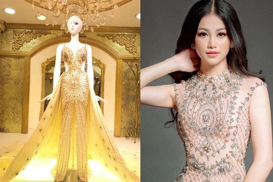 Hé lộ chiếc đầm tỏa sáng của Phương Khánh tại đêm chung kết Hoa hậu Trái đất