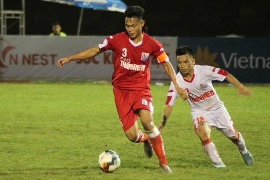 U.21 Viettel - SLNA(1-0): Lưu Công Sơn giành quyền tự quyết cho Viettel