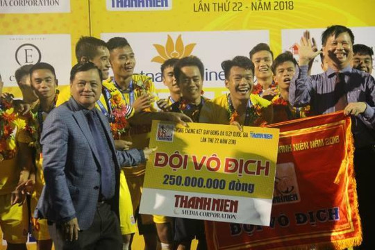 Chùm ảnh: U.21 Hà Nội lần thứ 3 lên ngôi vô địch dưới thời HLV Minh Đức
