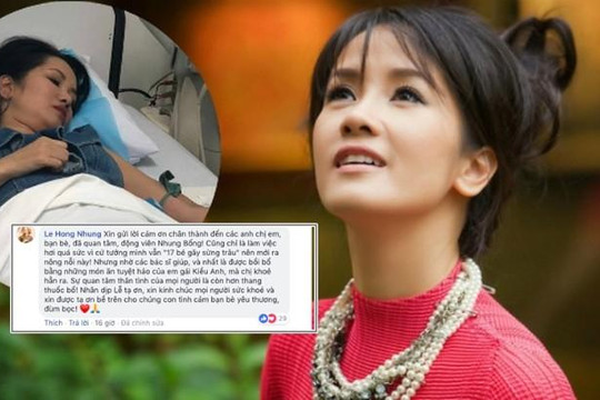 Thực hư chuyện Hồng Nhung nhập viện do scandal ngoại tình của chồng cũ