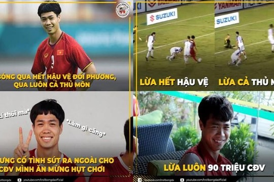 Công Phượng 'lừa' 90 triệu người Việt, Philippines ăn mừng trận thua trước Việt Nam