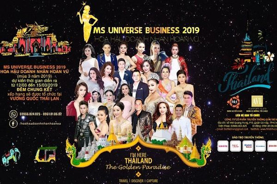Khởi động cuộc thi Hoa hậu Doanh nhân Hoàn vũ 2019 mùa 3 tại Thái Lan 