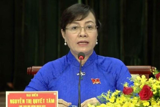 Bà Nguyễn Thị Quyết Tâm nhận phiếu ‘tín nhiệm cao’ nhiều thứ 2