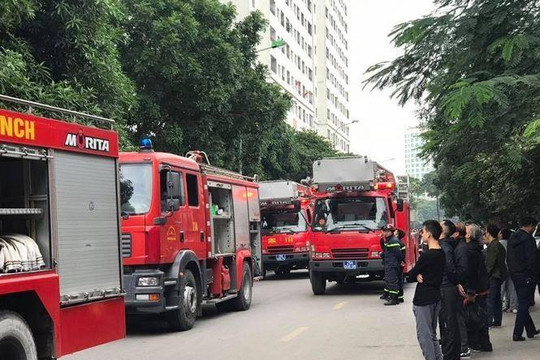 Một phụ nữ tử vong trong vụ cháy căn hộ HH Linh Đàm