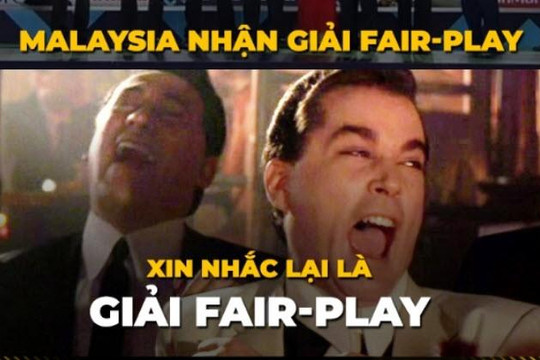 Thế giới cười nhạo giải fair-play của Malaysia