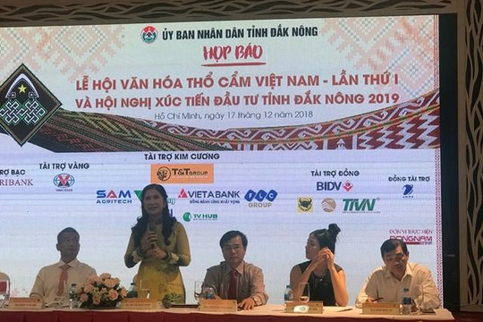 Lễ hội văn hóa thổ cẩm Việt Nam lần đầu tổ chức tại Đăk Nông