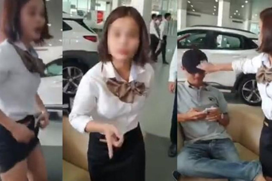 Tốc váy trước mặt khách, nữ nhân viên Hyundai ở TP.HCM bị nói bán dâm