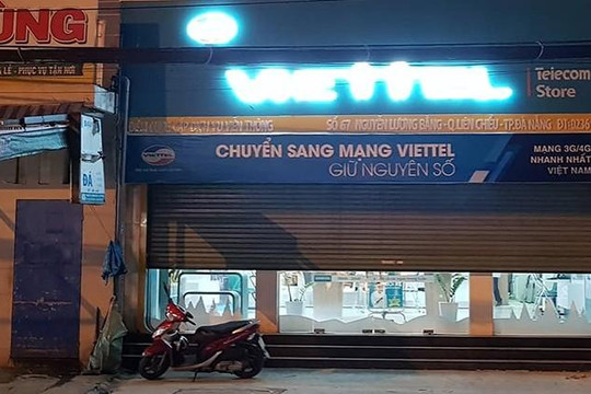 Đà Nẵng: Dùng mìn cướp 40 triệu đồng ở cửa hàng Viettel chỉ trong 27 giây