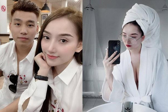 Vừa về nước, Văn Thanh đưa bạn gái siêu vòng 1 đi khách sạn 5 sao, ăn ngập mặt