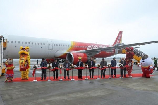 Vietjet Air khai trương đường bay Vân Đồn - TP.HCM