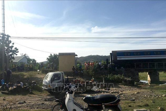 Ga Sài Gòn thay đổi giờ chạy tàu sau sự cố tàu trật bánh tại Bình Thuận