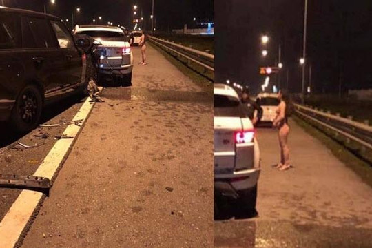 Thực hư chuyện mỹ nữ khỏa thân sau tai nạn ô tô trên cao tốc Hà Nội – Hải Phòng?