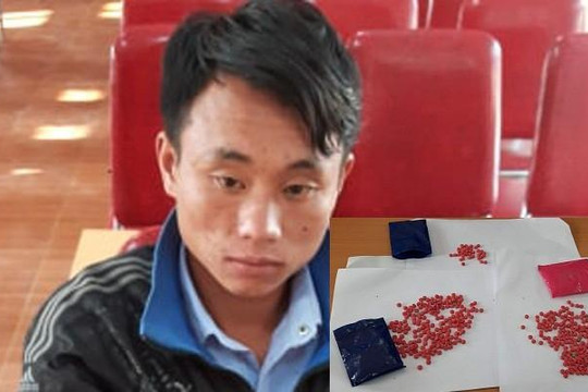 Nghệ An: Bắt thanh niên vận chuyển 438 viên ma túy qua biên giới