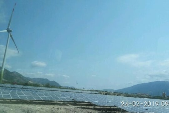 Khu tích hợp điện gió và điện mặt trời duy nhất ở Việt Nam