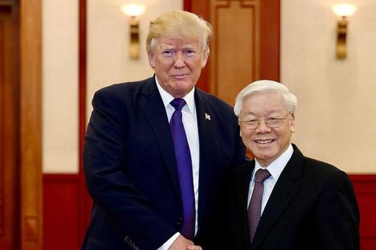 Tổng thống Mỹ Donald Trump thăm xã giao Tổng Bí Thư, Chủ tịch nước Nguyễn Phú Trọng