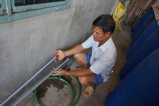 Long An: 100 hộ dân kêu cứu vì thiếu nước sinh hoạt