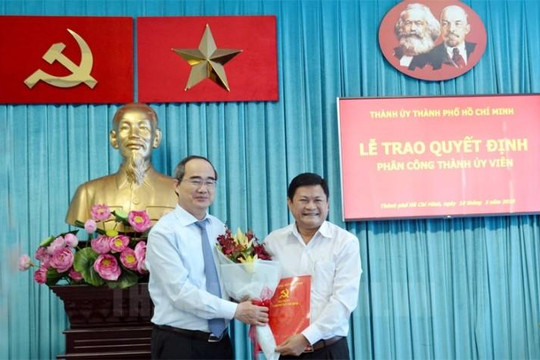 Ông Huỳnh Cách Mạng làm Phó trưởng ban thường trực Ban Tổ chức Thành ủy TP.HCM