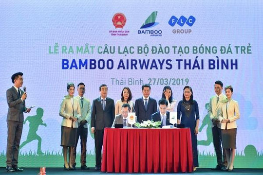 CLB đào tạo bóng đá trẻ Bamboo Airways Thái Bình ra mắt: Hiện thực hóa kỳ vọng về một nền bóng đá chuyên nghiệp