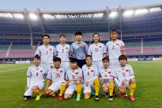 Tuyển nữ Việt Nam trụ vững trên bảng xếp hạng FIFA trước đại chiến vòng loại 2 Olympic 2020