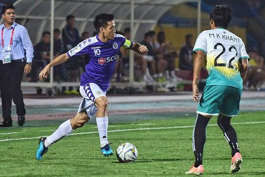 Vắng Quang Hải và Đình Trọng, Văn Quyết đá hỏng 11m khiến Hà Nội thua CLB Myanmar trên sân nhà