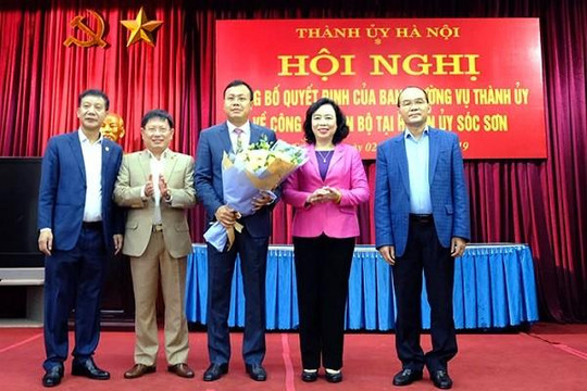 Hà Nội: Bổ nhiệm con trai ông Phạm Quang Nghị làm Phó bí thư huyện Sóc Sơn