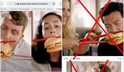 Quảng cáo chế giễu việc dùng đũa, Burger King bị dân mạng đề nghị biến khỏi Việt Nam