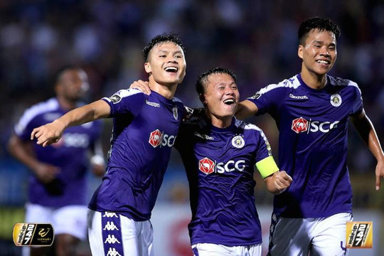 Siêu phẩm vô lê cháy lưới SLNA của Quang Hải đẹp nhất vòng 4 V.League 2019 