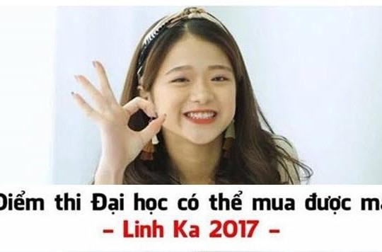 2 năm trước, hot girl Linh Ka bị cười nhạo vì tuyên bố mua được điểm đại học