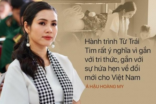 Á hậu Hoàng My: 'Siêu xe, người đẹp liên quan gì đến sách và tri thức?'