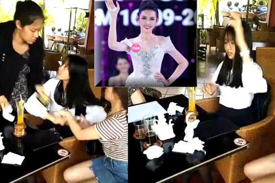 Clip Hoa hậu Nhân ái Nguyễn Thúc Thùy Tiên xé giấy ghi nợ 1,5 tỉ khi bị đòi tiền