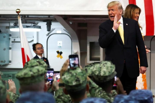 Ông Trump kỳ vọng quân đội Nhật hỗ trợ Mỹ tại Châu Á và xa hơn nữa