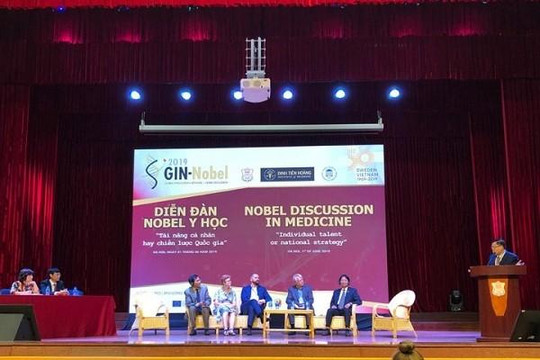 Diễn đàn Nobel năm 2019 tại Việt Nam kết nối những sáng tạo về y học, giáo dục