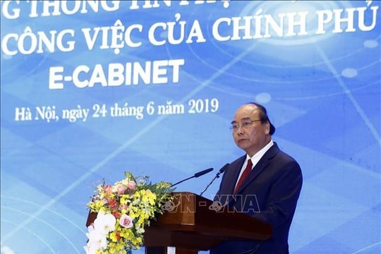 Kể từ nay, chính phủ họp và xử lý công việc thông qua hệ thống điện tử e-Cabinet