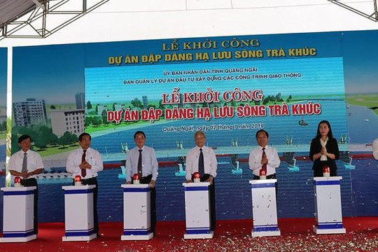 Quảng Ngãi khởi công xây Đập dâng hạ lưu sông Trà Khúc