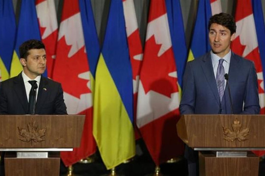 Thủ tướng Canada thề sát cánh cùng Ukraine chống Nga