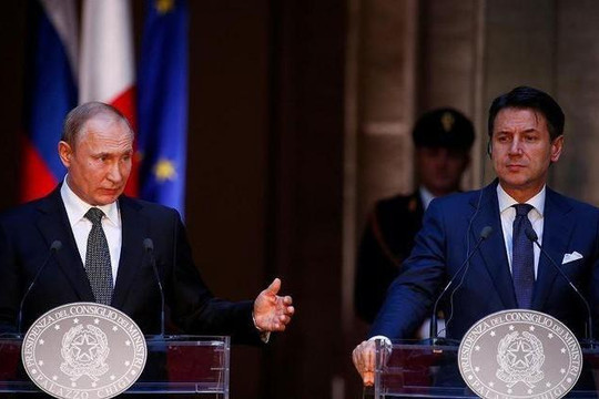 Tổng thống Putin nhờ Ý giúp hàn gắn quan hệ Nga - EU