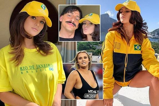 Người mẫu sexy làm loạn chung kết Champions League bị bắt vì định gây rối ở Copa America 
